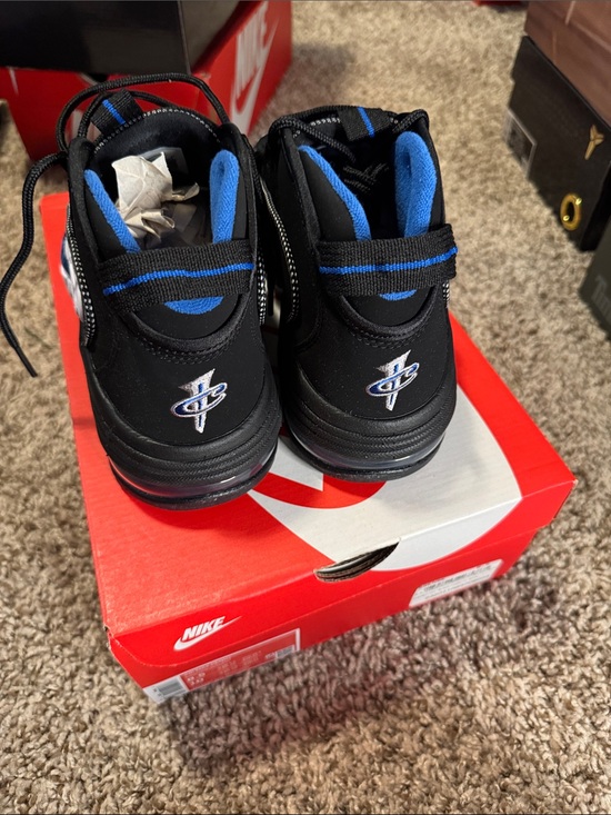 Nike Kids Black, White and Blue Athletic Sneakers